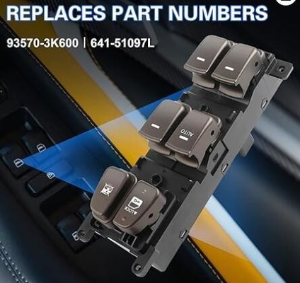 ΟΟ αριθ. 93570-3K600 Master Power Window Switch Button για την Hyundai Sonata 2009 2010