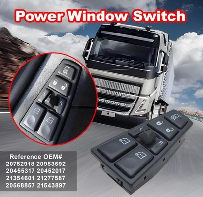 Ο διακόπτης παραθύρου για φορτηγό VOLVO VNL 20953592 20455317 20452017 21354601 21277587 20568857