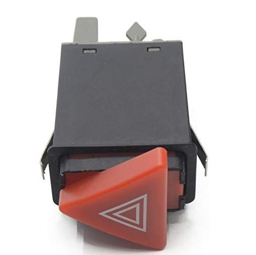 Μαύρος διακόπτης φωτός κινδύνου για Skoda Octavia 1U0 953 235B Διακόπτης ηλεκτρικού παράθυρου Μαύρος